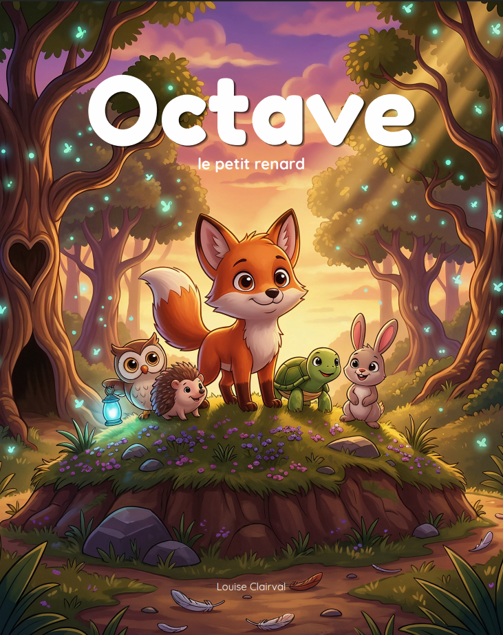 Couverture du livre enfant Octave le petit renard